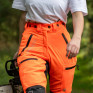 英國 Arbortec 專業進階版鏈鋸防護褲 女款 ATHV4060(F)  Breatheflex Pro Women's Chainsaw Trousers Design A Class 1 | 橘色